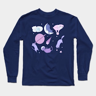 Space kitties! Long Sleeve T-Shirt